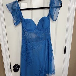 Blue dress
